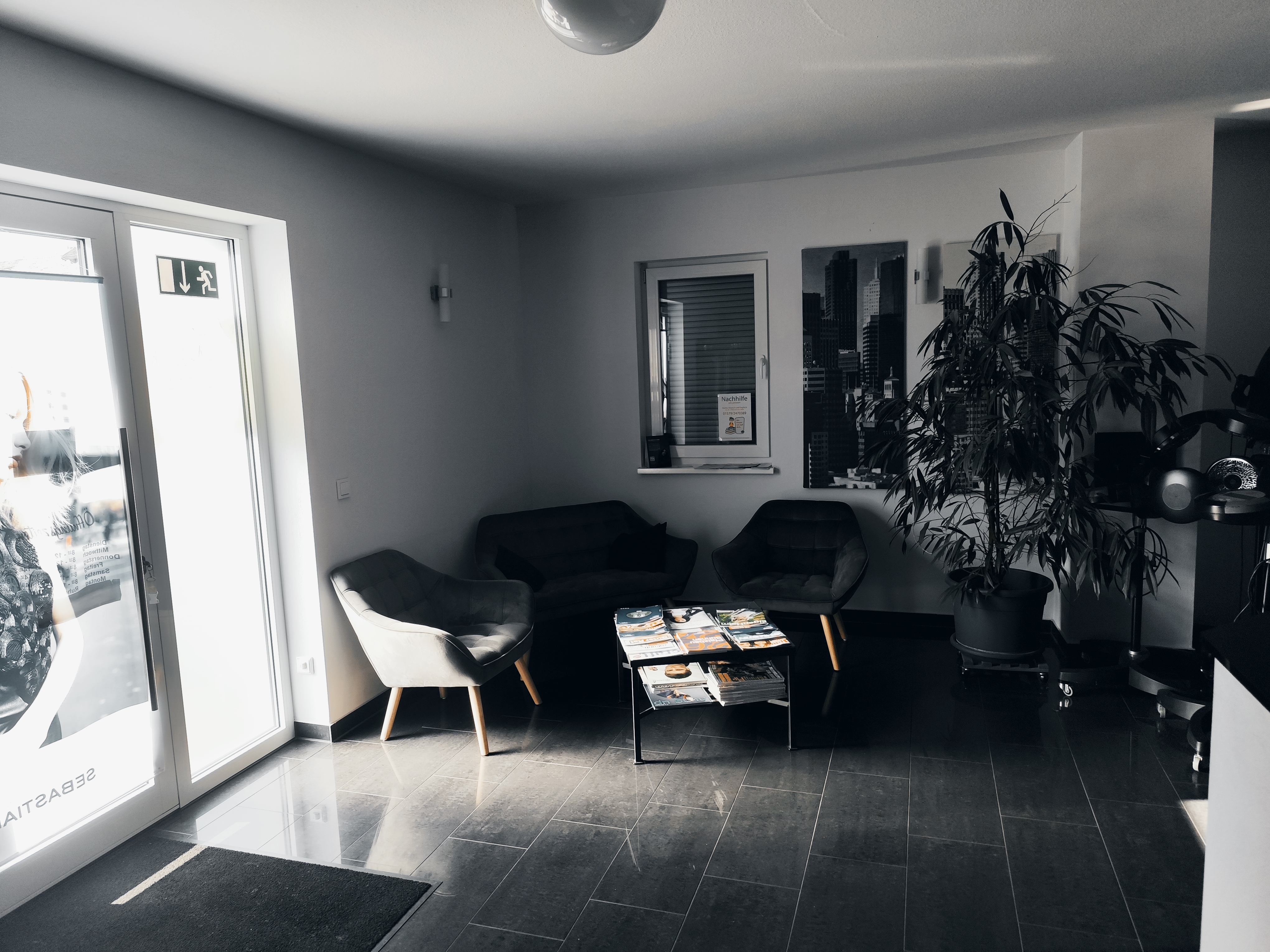 Sitzecke im Salon